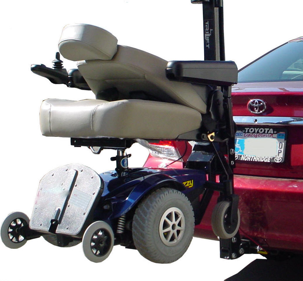 Vehicle mobility scooter lift