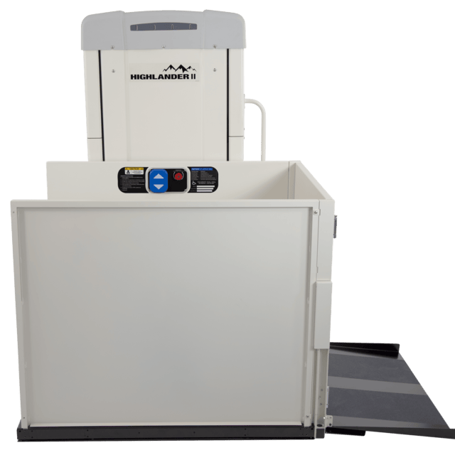 Harmar Highlander II vertical platform wheelchair lift